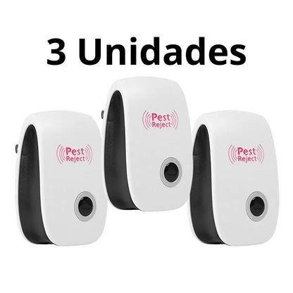 Repelente Eletrônico Ultrassônico Contra Pragas – Plug & Use