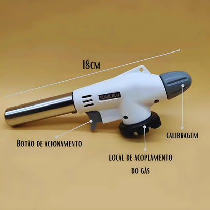 Maçarico Culinário Profissional Regulável – Gourmet & Confeitaria