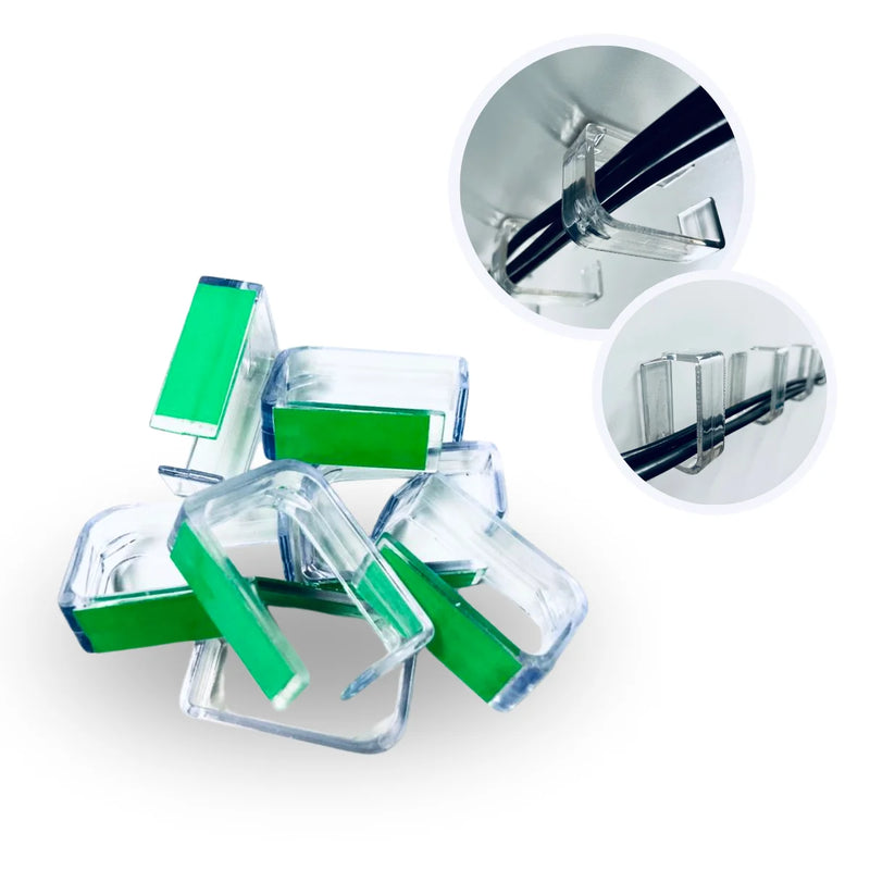 1 Piece Cable Organizer Self Adhesive Desk Organizer Wire Fastener Cable Management