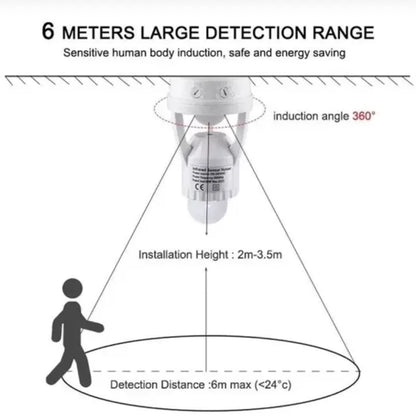 Soquete com Sensor de Presença Fotocélula – Liga e Desliga Automático