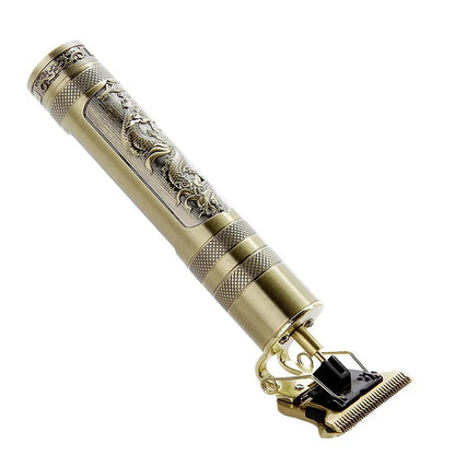 Máquina de Cortar Cabelo Profissional Buda Dragão – Elétrica Sem Fio USB