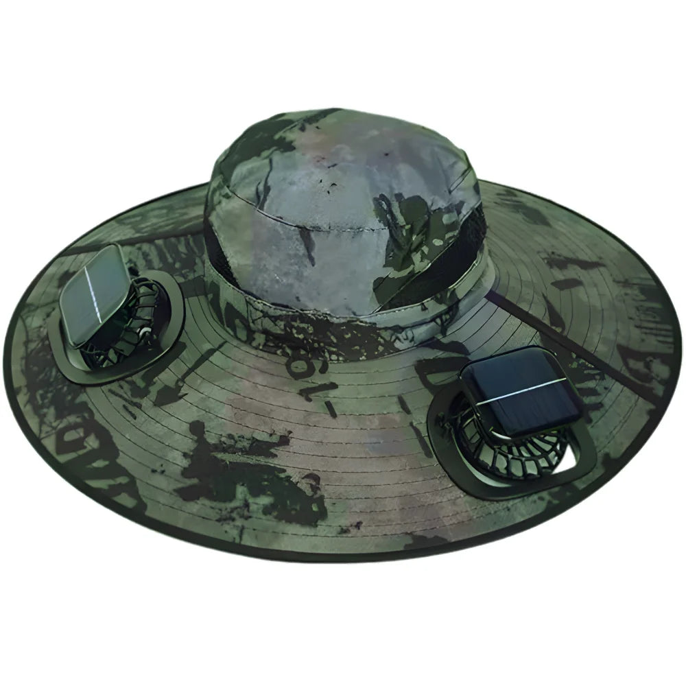 Chapéu com Ventilador Solar