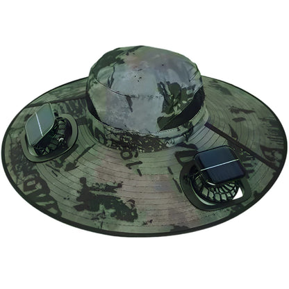 Chapéu com Ventilador Solar