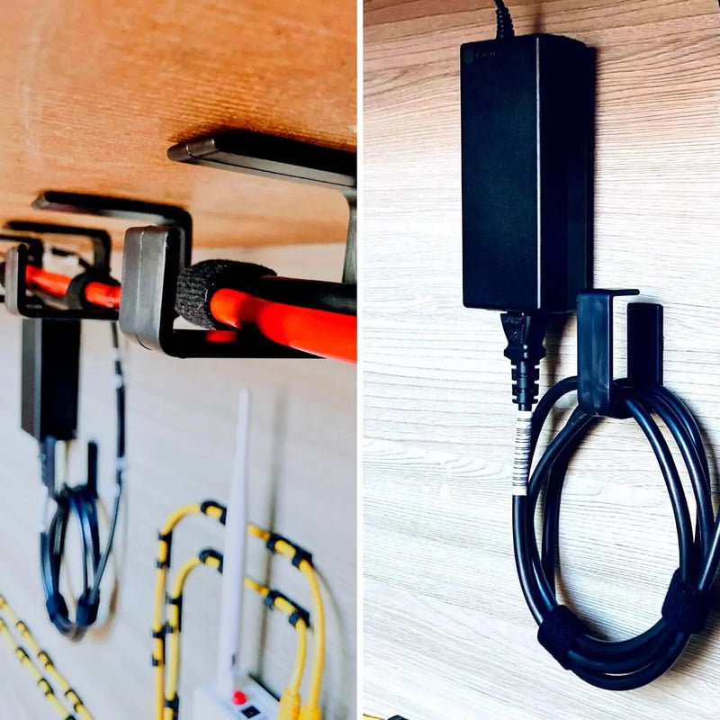 1 Piece Cable Organizer Self Adhesive Desk Organizer Wire Fastener Cable Management