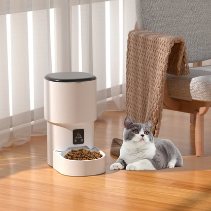 Alimentador Automático Inteligente Wi-Fi 4L para Gatos e Cães – ZYfeeder
