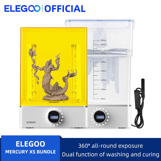 ELEGOO Mercury XS Bundle – Sistema de Lavagem e Cura para Impressão 3D em Resina