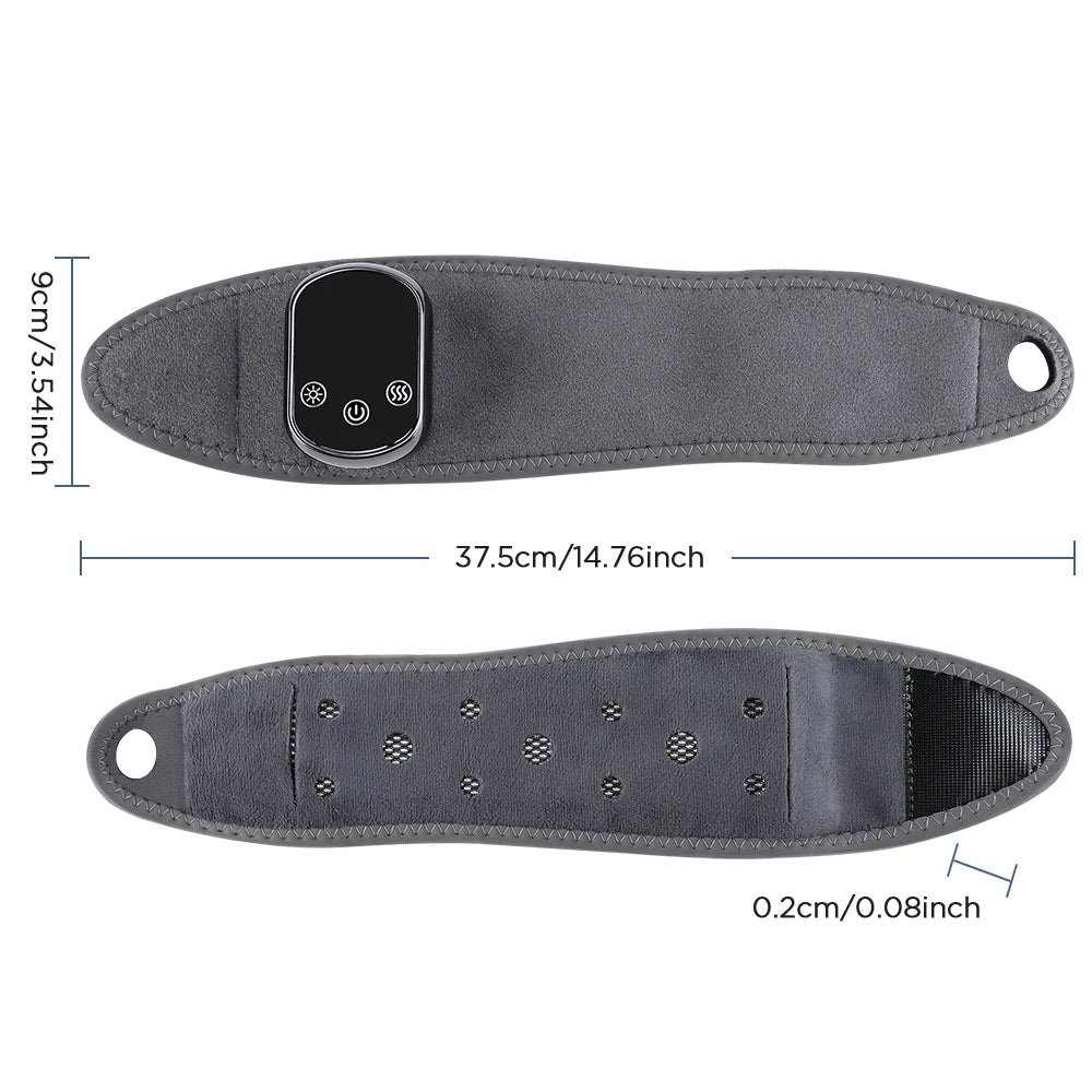 Munhequeira Elétrica com Aquecimento e Massagem Vibratória – Recarregável