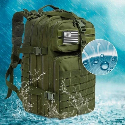 Mochila Tática Outdoor 30L / 50L – Impermeável em Nylon 1000D