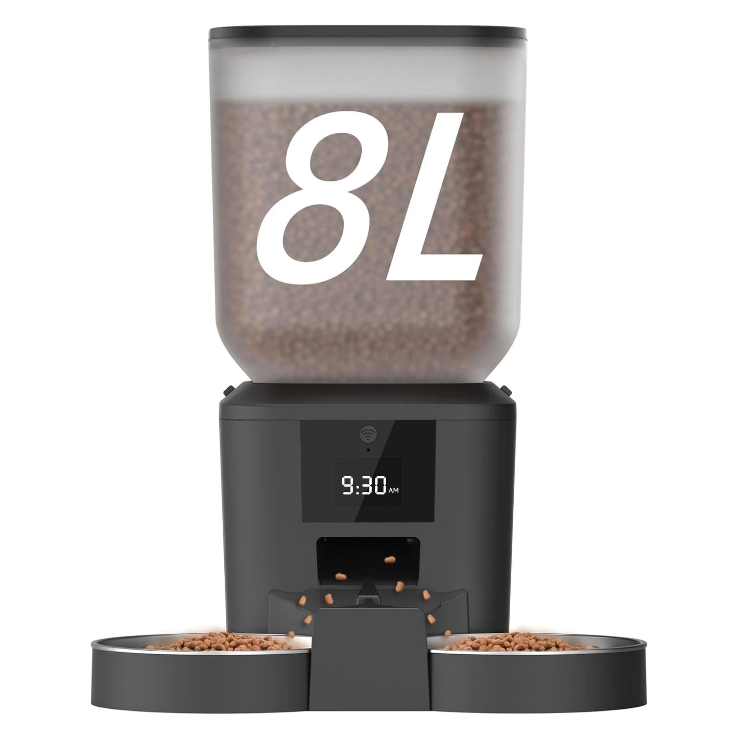 Comedouro Automático Newpet 8L para Pets – Alimentação Programada para Cães e Gatos