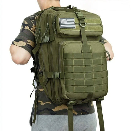 Mochila Tática Outdoor 30L / 50L – Impermeável em Nylon 1000D
