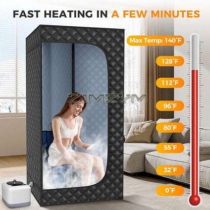 Sauna Portátil Individual a Vapor para Uso em Casa