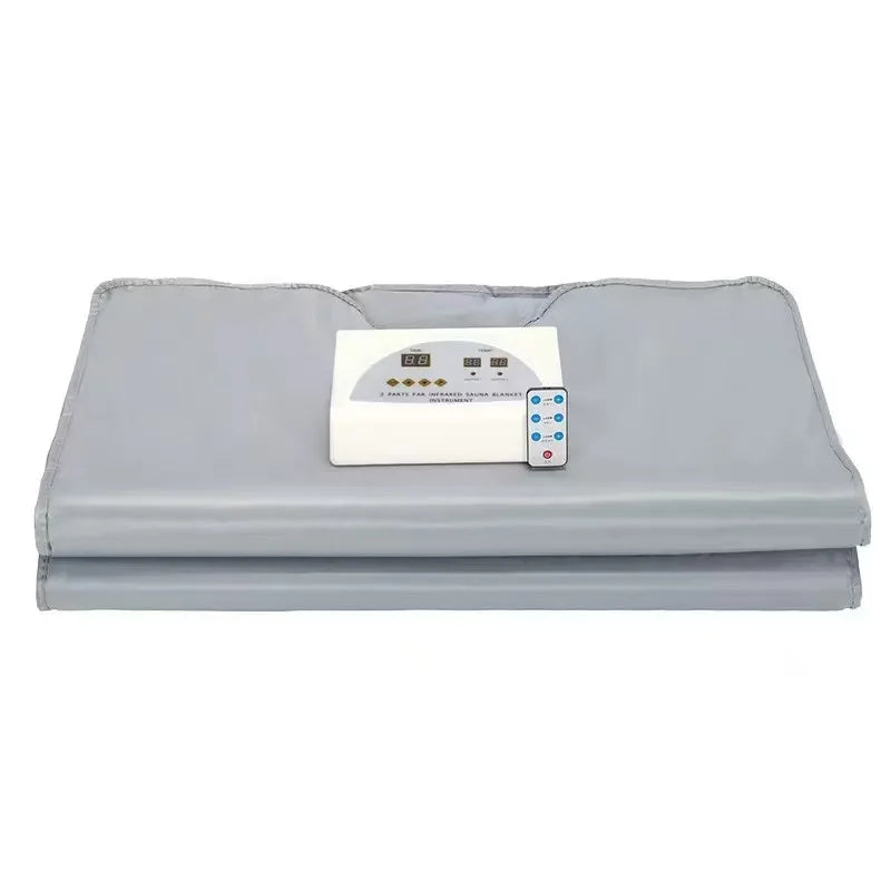 Manta de sauna para desintoxicação e remoção de umidade, sauna portátil para relaxamento doméstico, temperatura ajustável