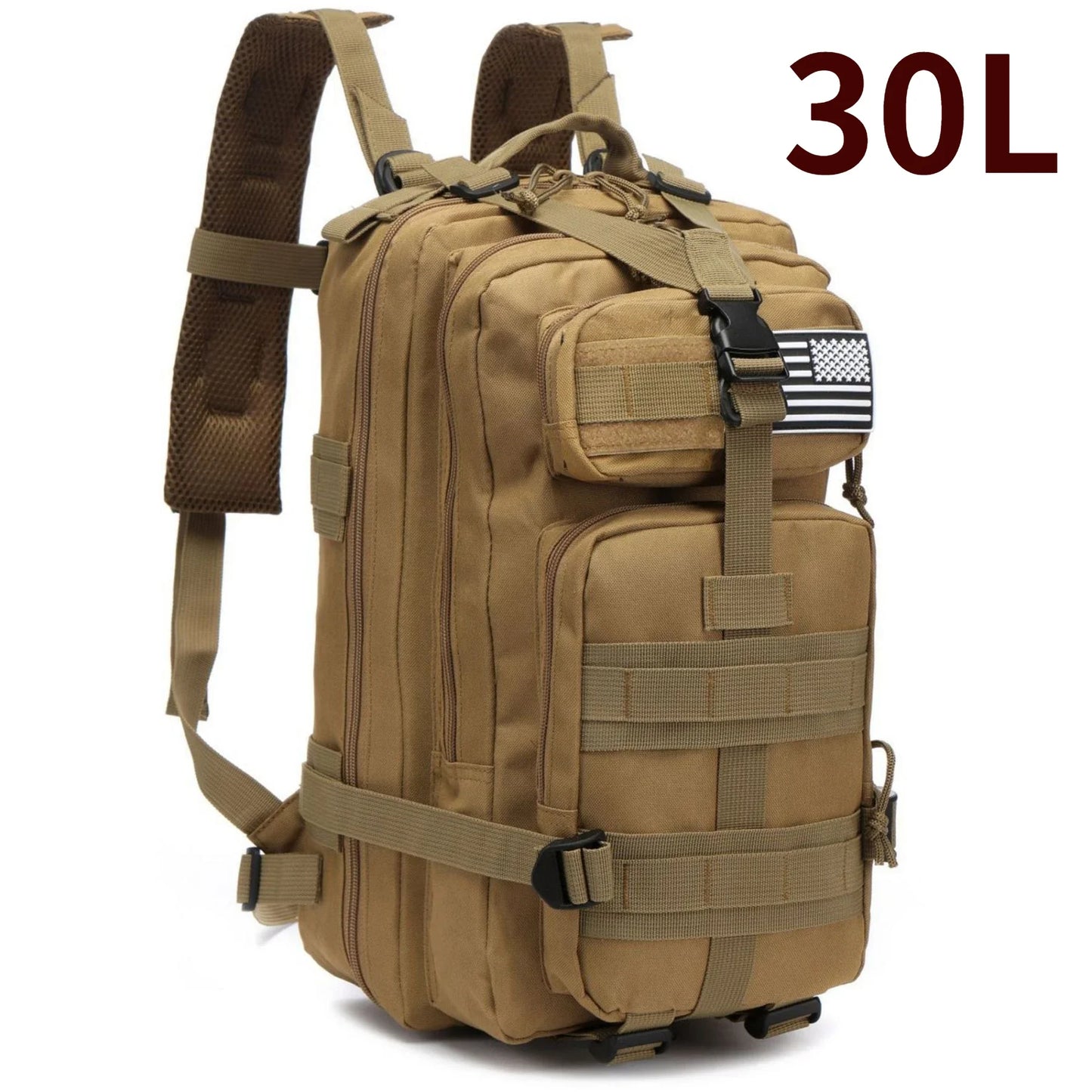 Mochila Tática Outdoor 30L / 50L – Impermeável em Nylon 1000D