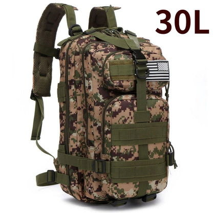Mochila Tática Outdoor 30L / 50L – Impermeável em Nylon 1000D