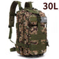 Mochila Tática Outdoor 30L / 50L – Impermeável em Nylon 1000D