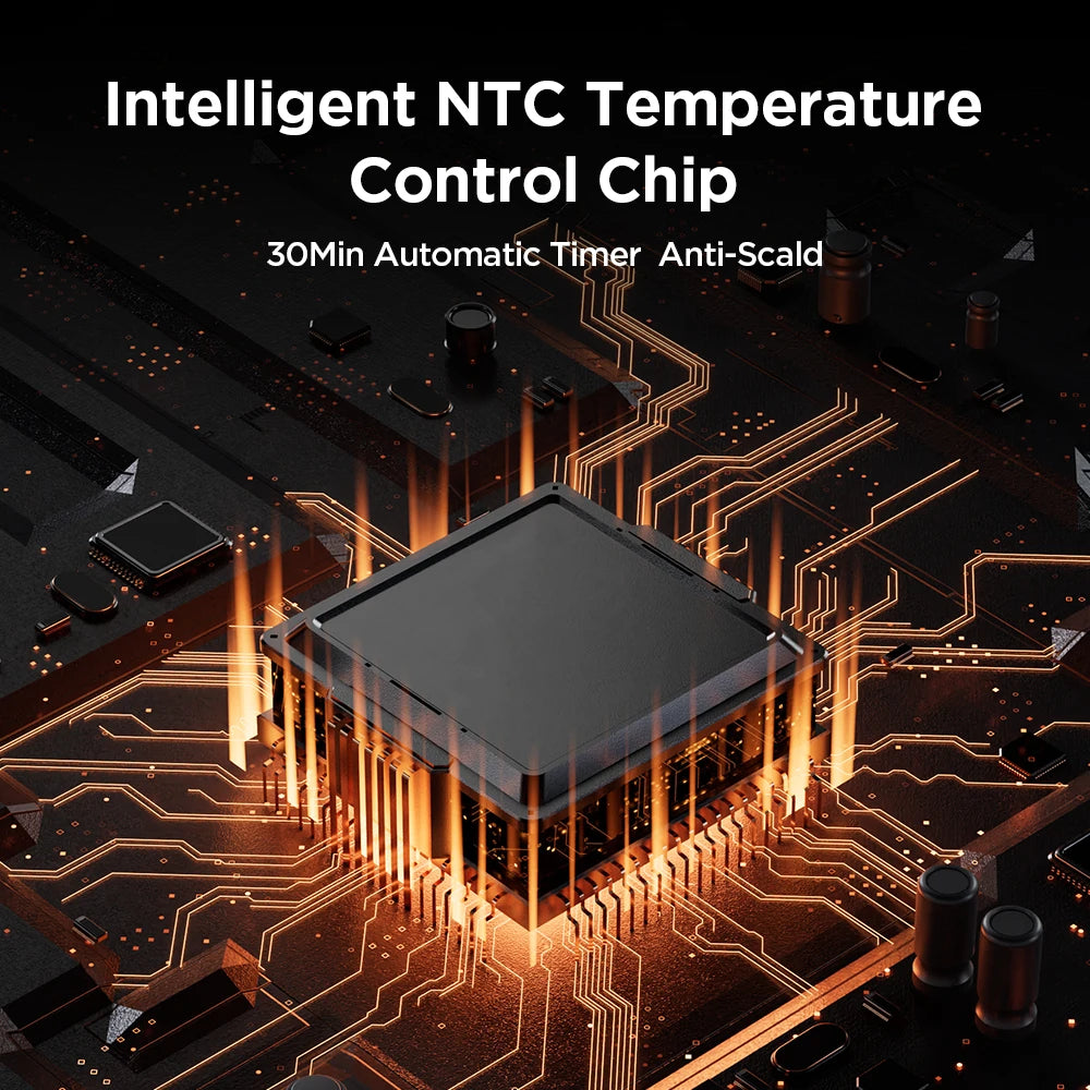 Munhequeira Elétrica com Aquecimento e Massagem Vibratória – Recarregável